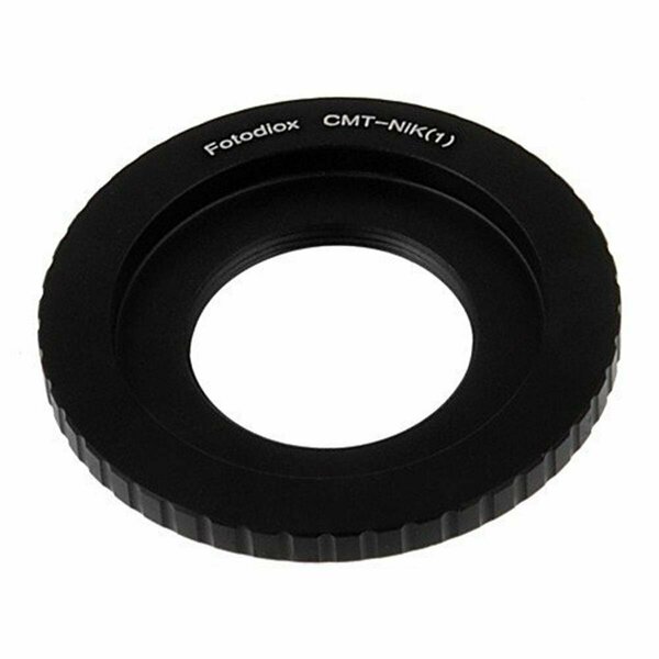 Fotodiox Lens Mount Adapter - C-Mount CCTV - Cine Lens To Nikon F Mount SLR Camera Body C-NikF